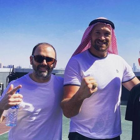 Tyson Fury with Daniel Kinahan